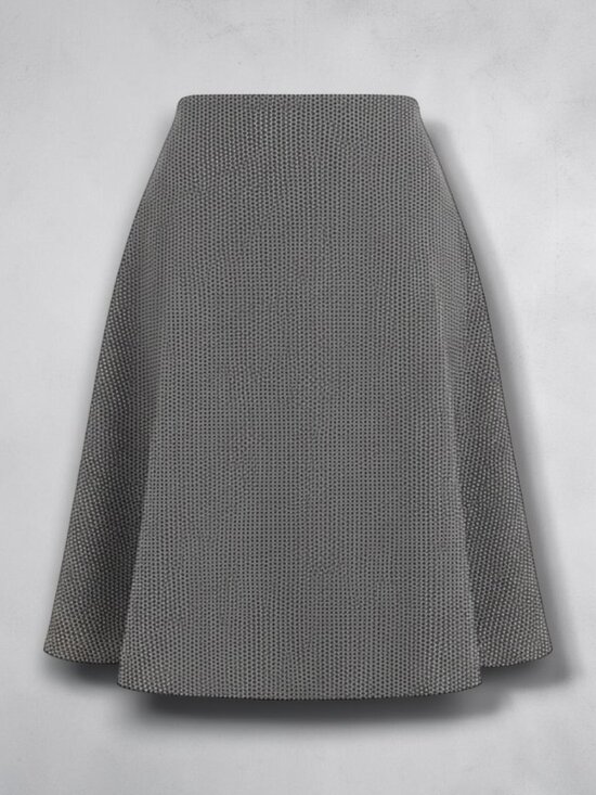 Ann Taylor Dresses & Skirts - Ann Taylor Black & White Geo Texture Midi Skirt